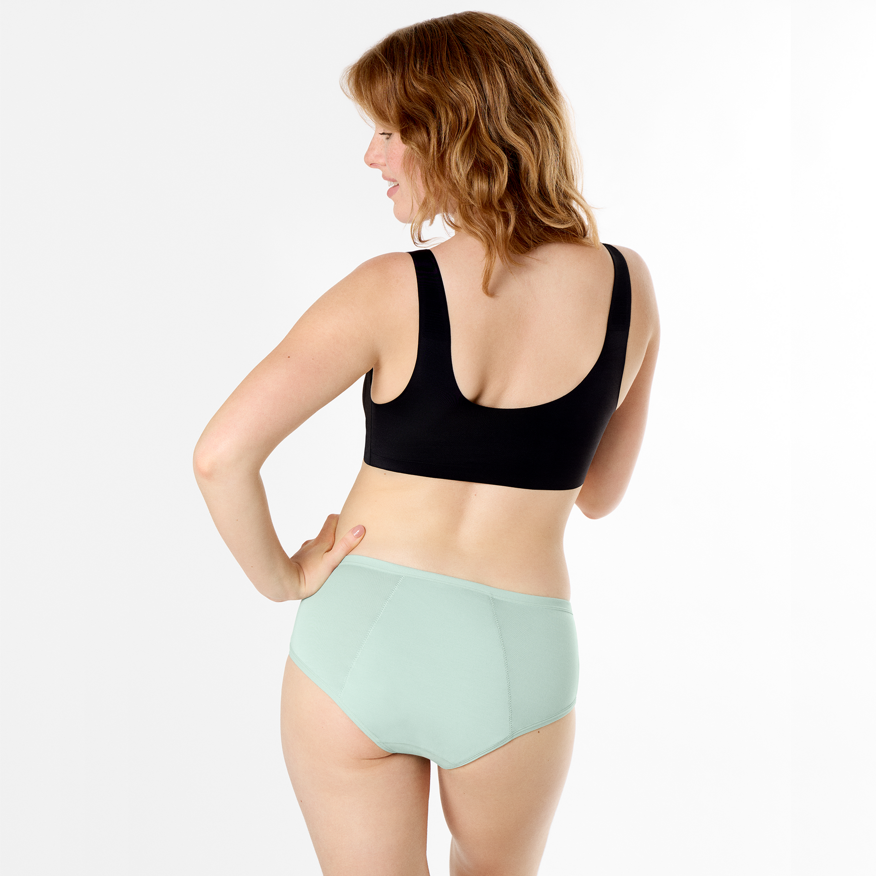 Periodenunterwäsche Period Panty - LENE Hipster - salbei femtis