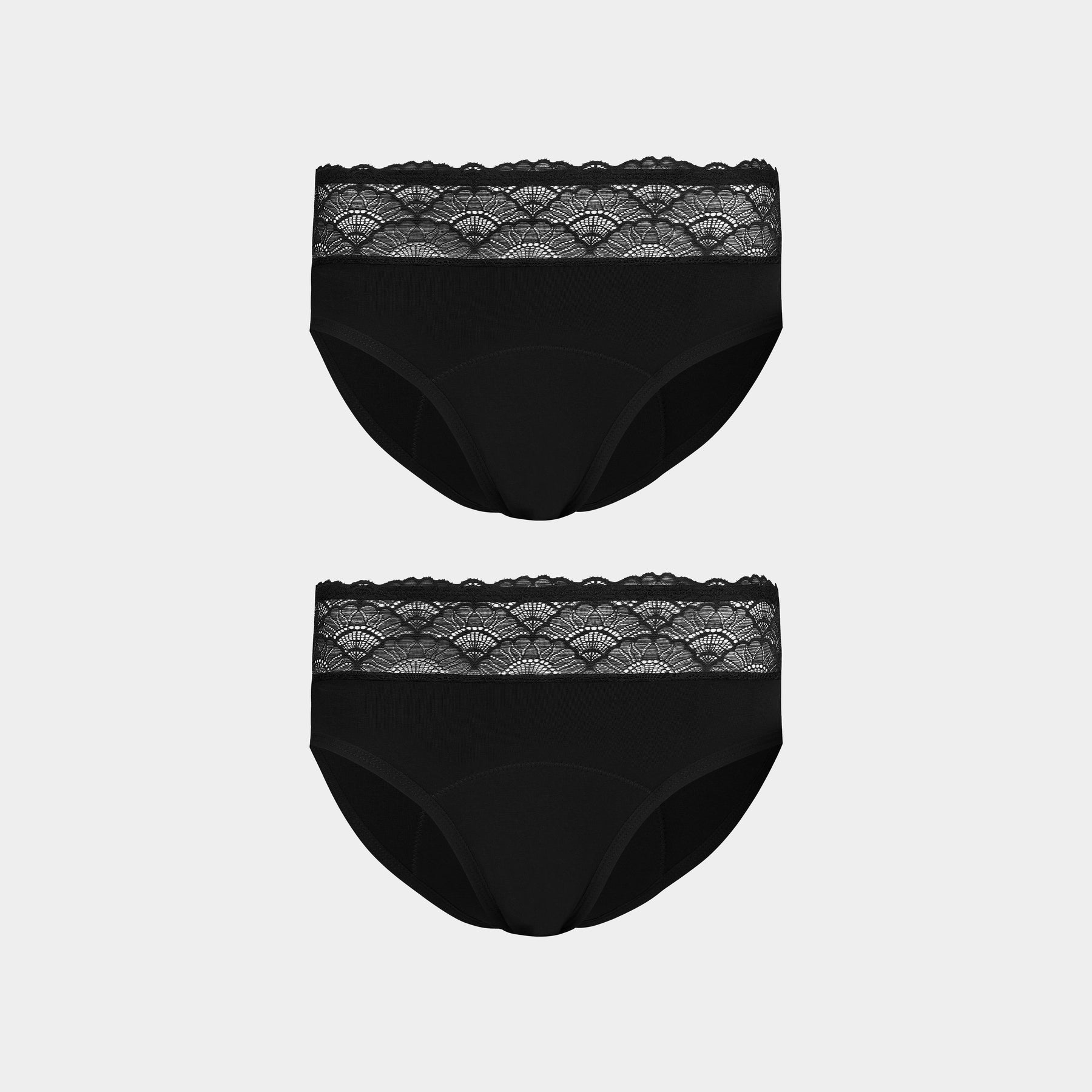 Periodenunterwäsche Ausfluss Bundle - 2x CLEO schwarz femtis XXS Schwarz