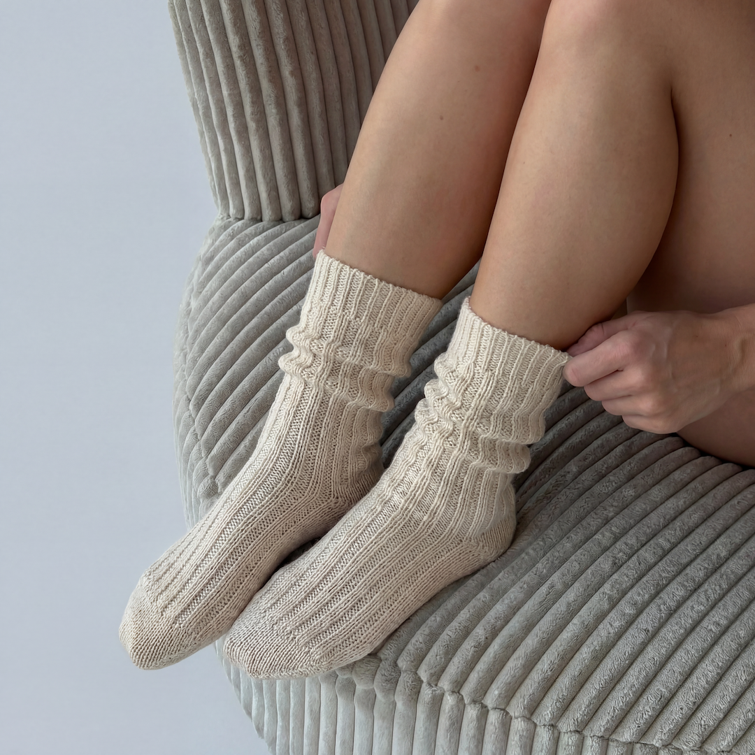 Periodenunterwäsche femtis x SNOCKS - Norweger Socken - Mix (Offwhite/Braun) femtis 35-38 Mix (Offwhite/Braun)