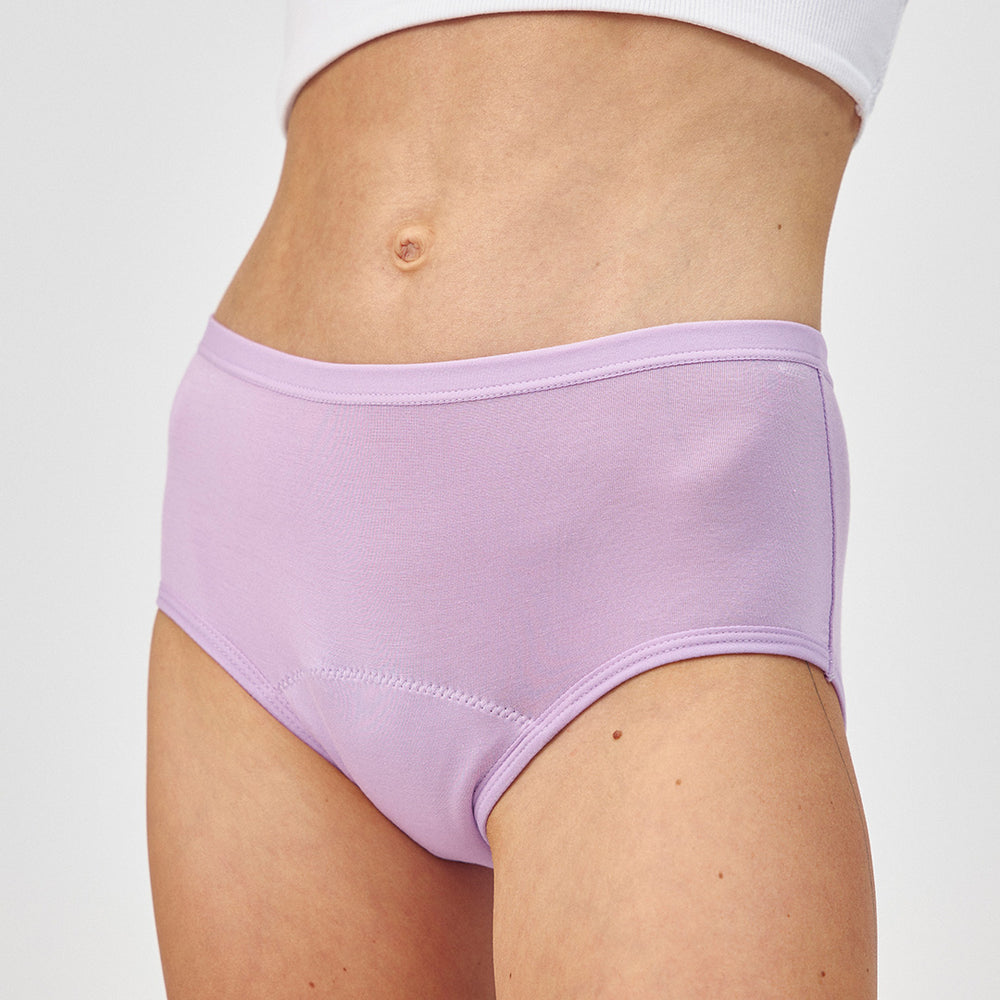 Teen Period Panty - LENE Hipster - flieder