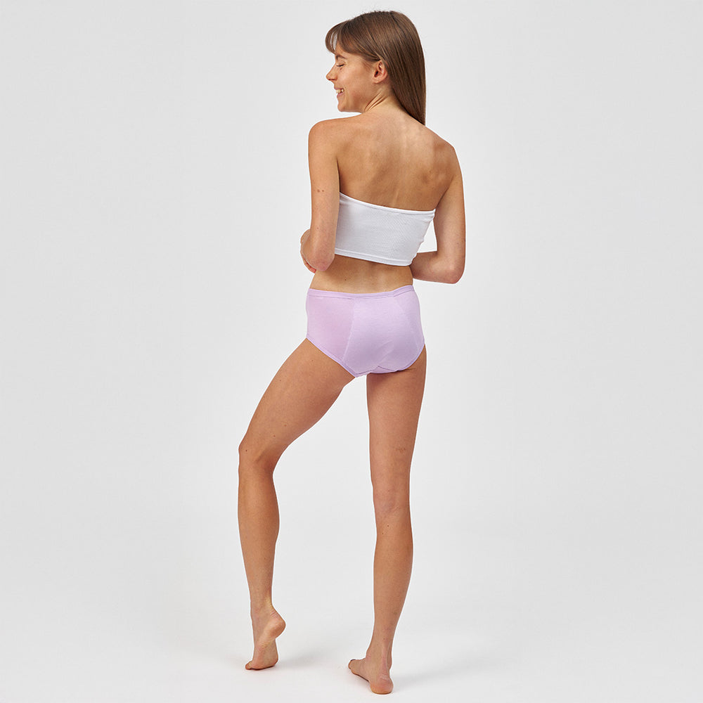 Periodenunterwäsche Teen Period Panty - LENE Hipster - flieder femtis