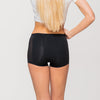 Menstruationspanty RAYA Shorts Sport schwarz strong von hinten angezogen