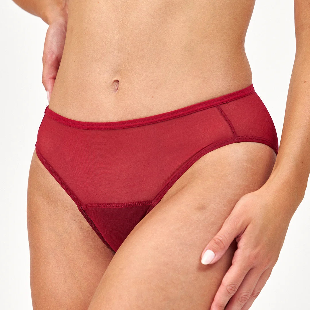 Period Panty - RUBY - Rot