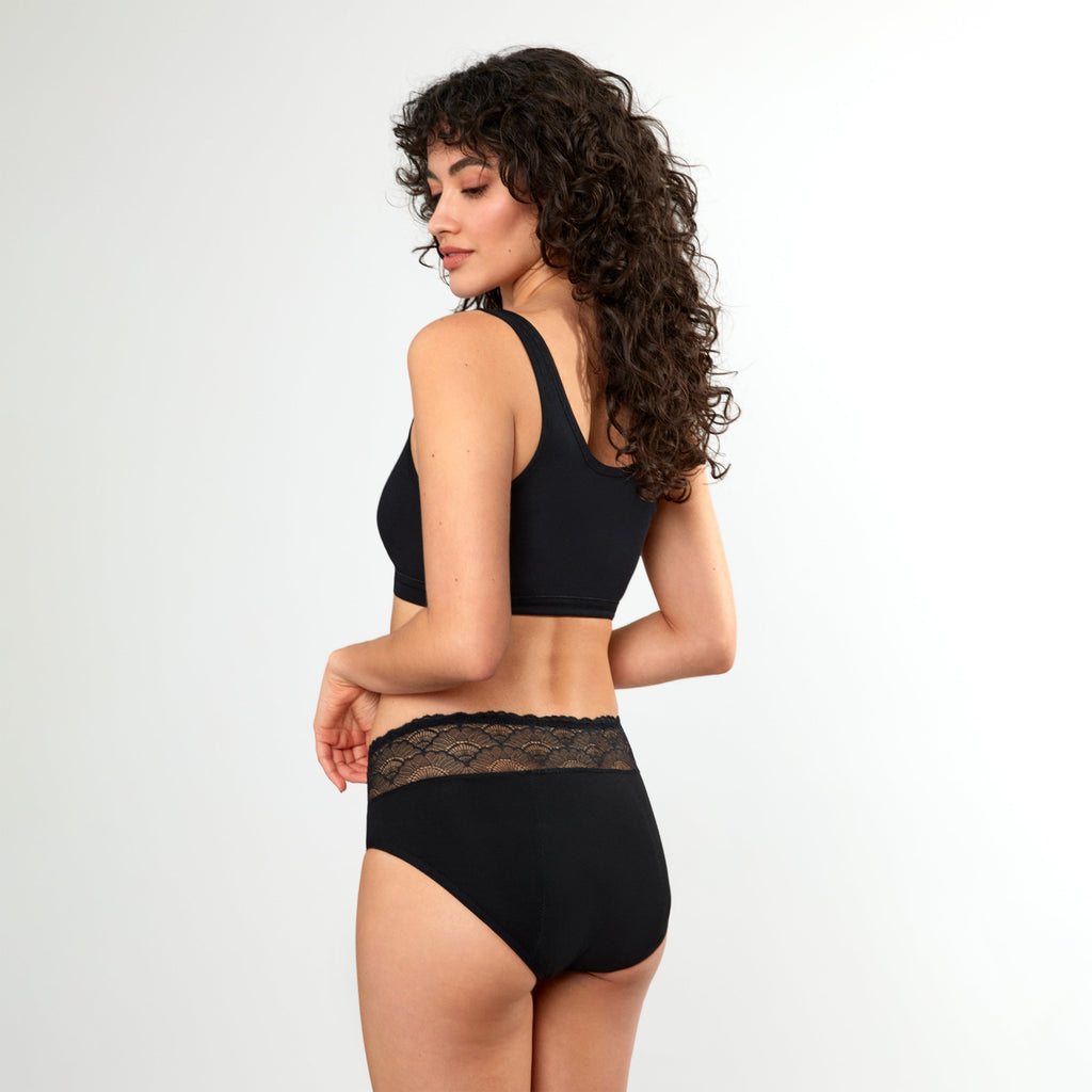 Period Panty - TONI Highwaist - black