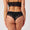 Periodenunterwäsche femtis x SNOCKS - Brazilian Slips mit Spitze - Schwarz femtis S black