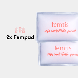 Period Panty - SOFI Highwaist + 2 Fempads - black